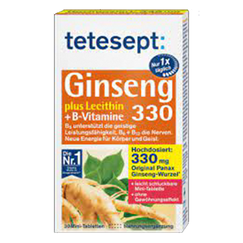 Tetesept Ginseng tab 330mg #30