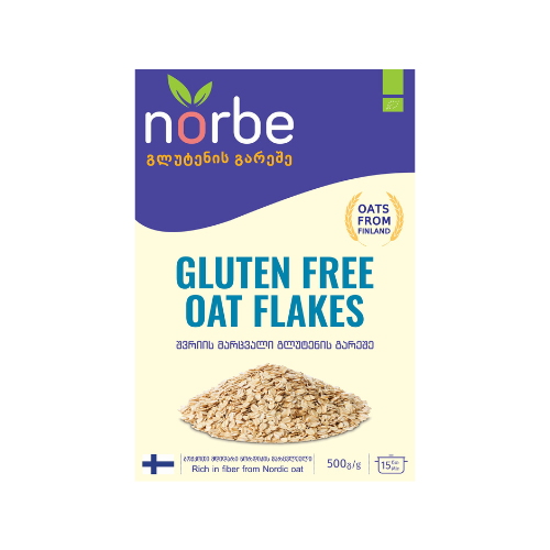 Norbi - oat porridge without gluten. large-grained 500 g