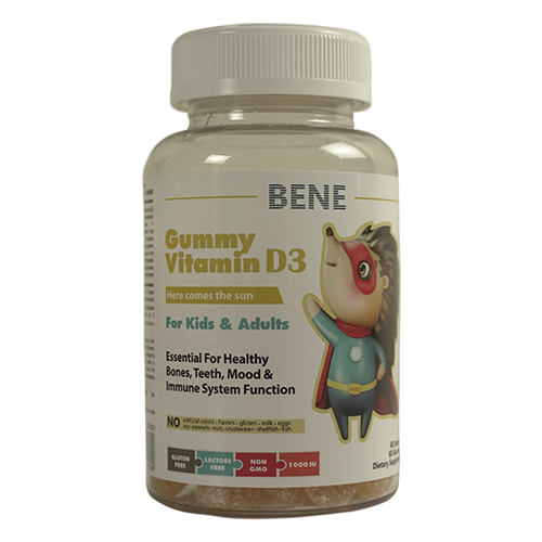 BENE Gummy Vitamin D3 1000IU #60