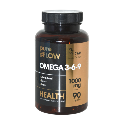 Flow OMEGA 3-6-9 pureFLOW Omega 3-6-9 1000mg. 90kaps