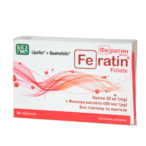 Feratin Folate tab 30mg #30