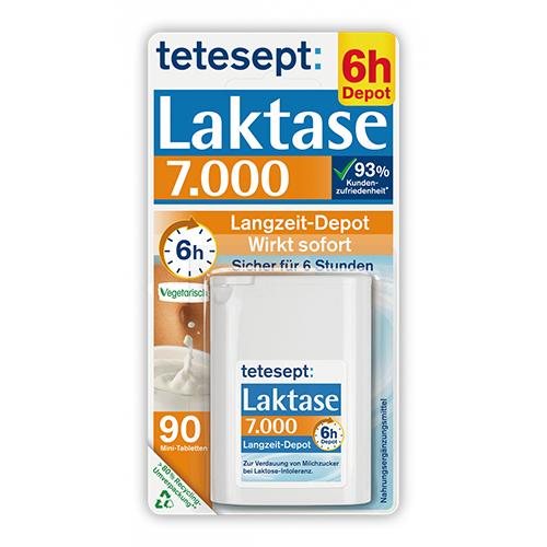 Tetesept Laktase 7.000 Langzeit-Depot tab #90