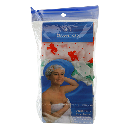 SHOWER CAP SET 3PCS