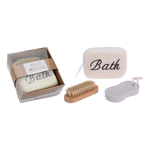 BATH SET NATURE 3PCS