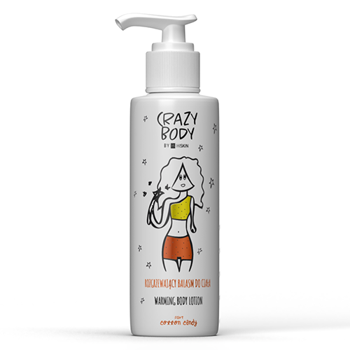 Crazy Body warming body lotion . COTTON CANDY 8117