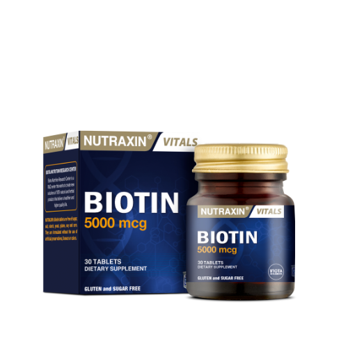 Nutraxin Biotin Tablet 5000mcg #30