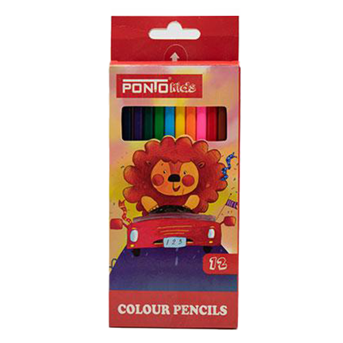 Stationery - Ponto colored pencils 12 colors Rudolph the Lion