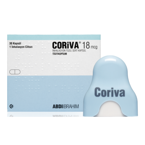 Coriva caps for inhalation 18mkg