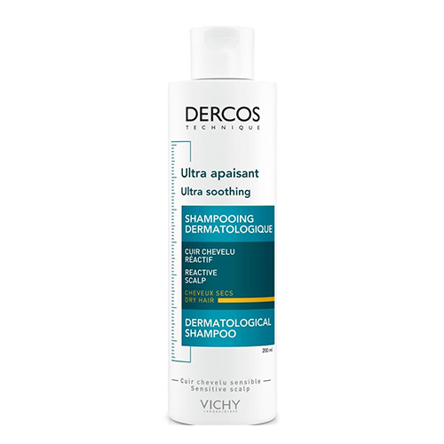 Vichy - Dercos Ultra Soothing Shampoo for Reactive Scalp and Dry Hair 200ml