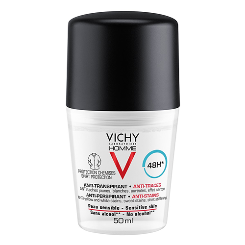 Vichy - Mens deodorant anti-transpirant ball / 48 h white and yellow spots 5750