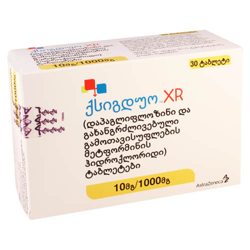 Xigduo XR tab 10mg+1000mg #30