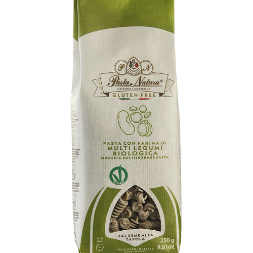 Pasta Multi Legumi BIO . VEGAN (lenticchie. ceci. fagioli. piselli) - MULTILEGUMES PASTA ORGANIC