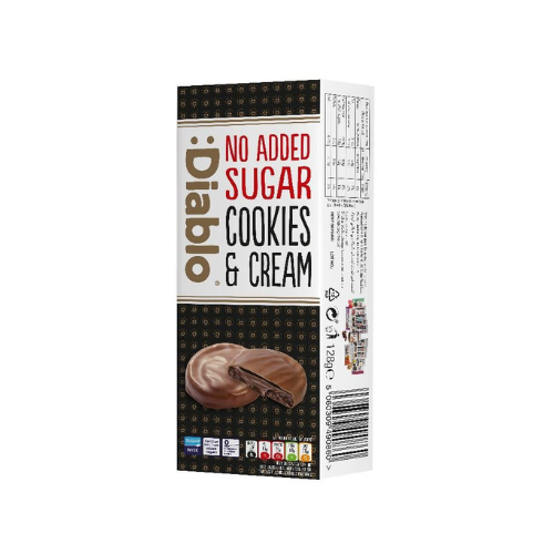 Diablo Nas Chocolate Cream Cookies 128g X 27