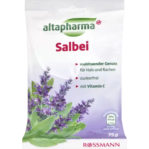 ALTAPHARMA SALBEI-BONBONS ZUCKERFR 75 g