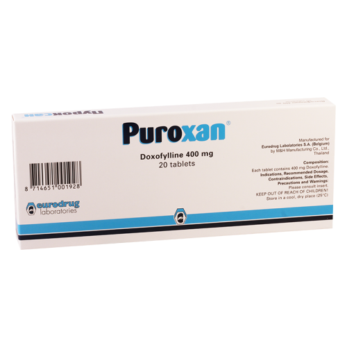 Puroxan tab 400mg #20