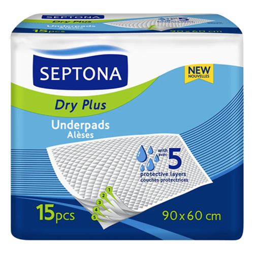 SEPTONA INCONTINENCE UNDERPADS  MEDICARE 60x90 in a bag with SAP #15  0036/0235/0266