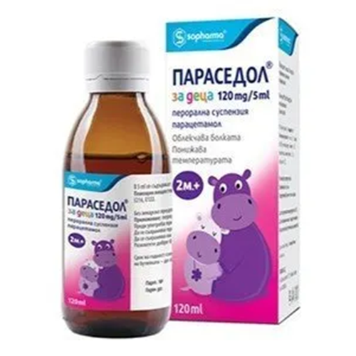 PARACEDOL Kids sorsl susp 120mg/5ml 120.0