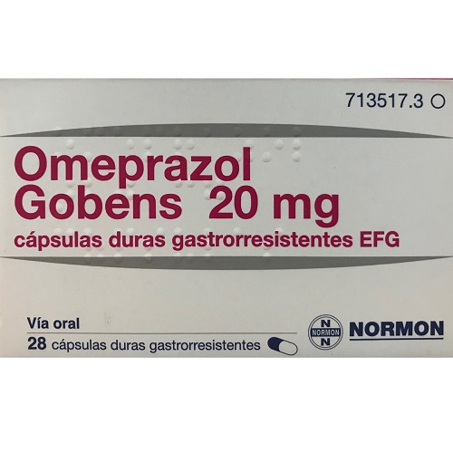 Omeprazol Gobens caps 20mg #28