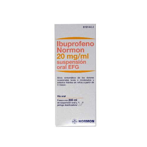 Ibupreno Normon 100mg/5ml syrup 200ml #1