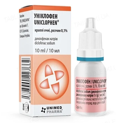 Uniclofen eye dr 0.1% 10ml