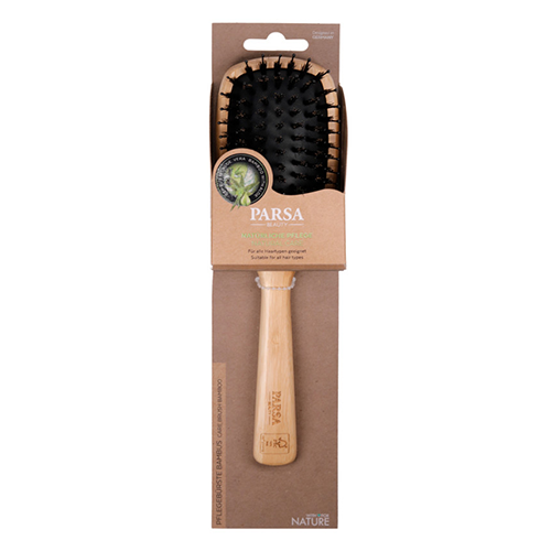 Professional fsc bamboo Big Oval with porcupine bristles