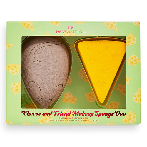 I Heart Revolution Cheese  Friend Makeup Sponge Duo