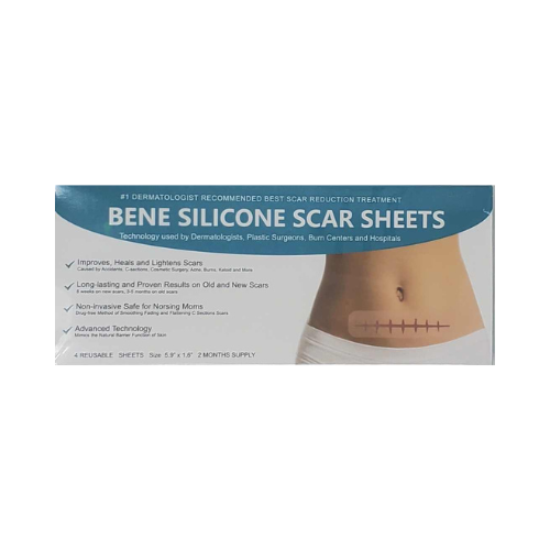 Silicone Scar Sheets 3.5cm x 15cm (5.9'X1.6') #4 (BENE)