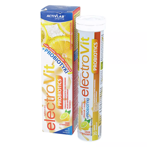 electrovit with probiotics lemon flavour tablets #20