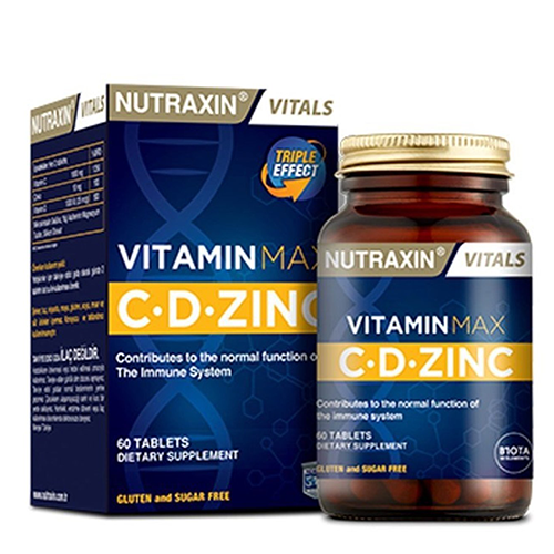 Nutraxin Vitamin Max C. D. Zinc tablet #60