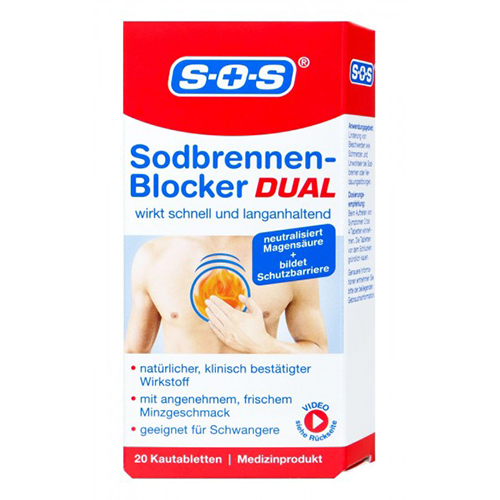 Sos-Heartburn blocker tab dual #20