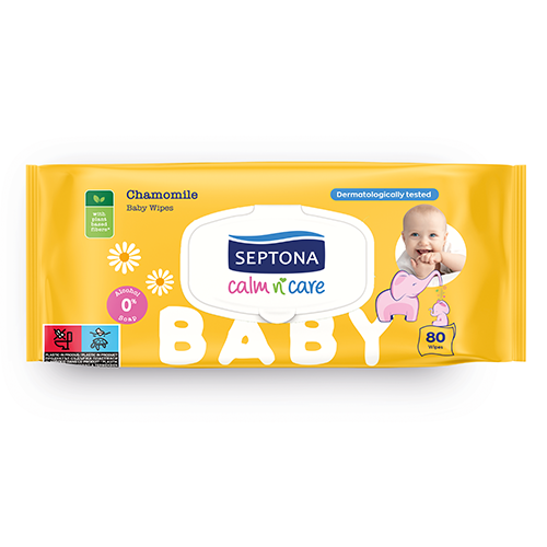 SEPTONA Baby Wipes LID CHAMOMILE 80pcs