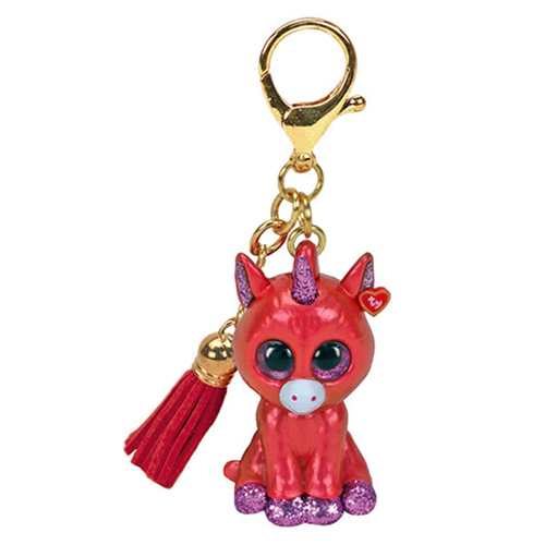 TY SUNSET UNICORN MINI BOOS CLIP 25062