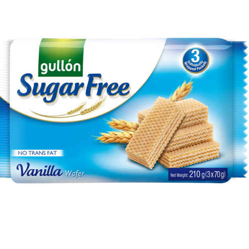 GULLON sugar free vanilla WAFER 210gr(180gr) 9740