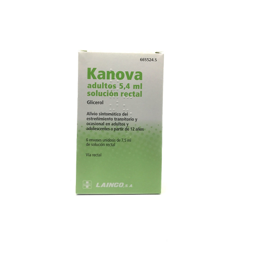 Kanova 5.4ml/7.5ml rect canula for adult #6