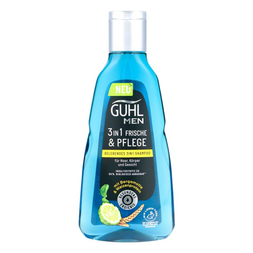 Guhl - hair/body/face washing gel 3X1 for men 250ml 2236