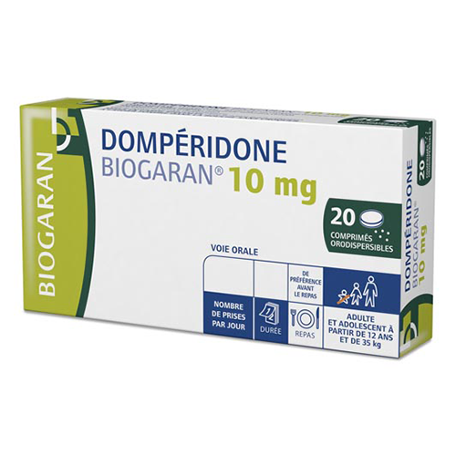 Domperidone Biogaran tab 10 mg #20