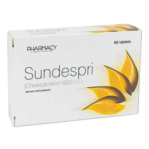 Sundespri vitamin D3 5000se tab #60