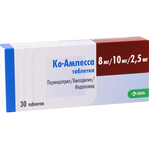 Co-Amlesa tab 8mg+10mg+2.5mg #30