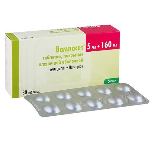 Vamloset tab 5mg+160mg #30