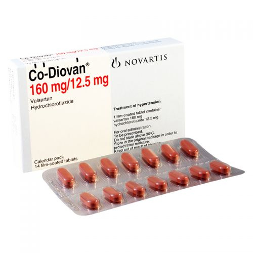 Co-Diovan tab  160mg+12.5mg #14