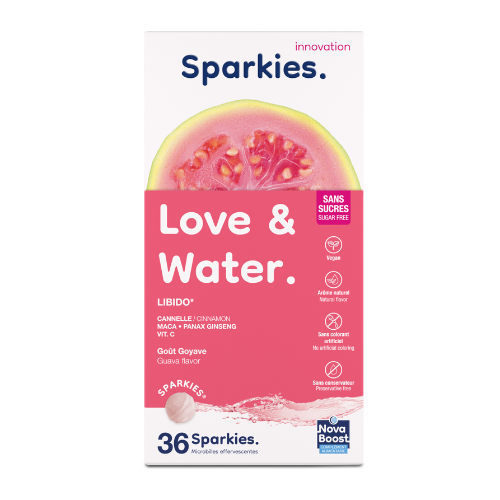 SPARKIES EFFERVESCENT MICROBEADS  LOVE WATER x36