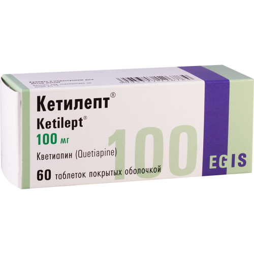 Ketilept tab 100mg #60