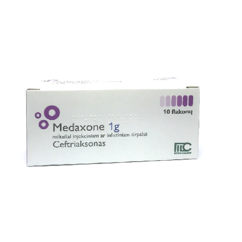 Ceftriaxon Medaxone i/v i/m powder for solution for injection 1g #10