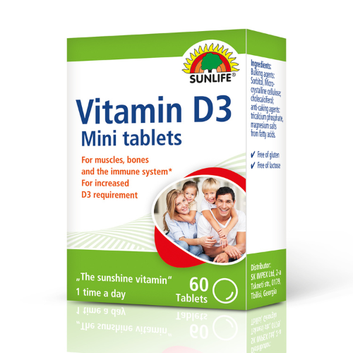 sunlife vitamin d3 1000 tablets #60