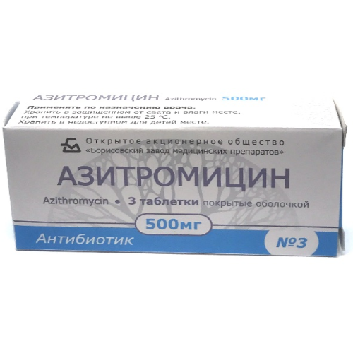 Azithromycin tab 500mg #3