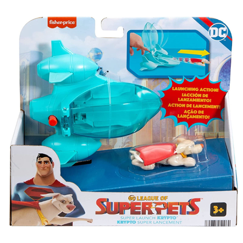 Fisher-Price Super Launch Krypto  Invisible Jet Vehicle