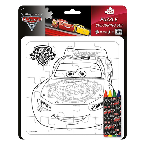 disney cars - coloring puzzle