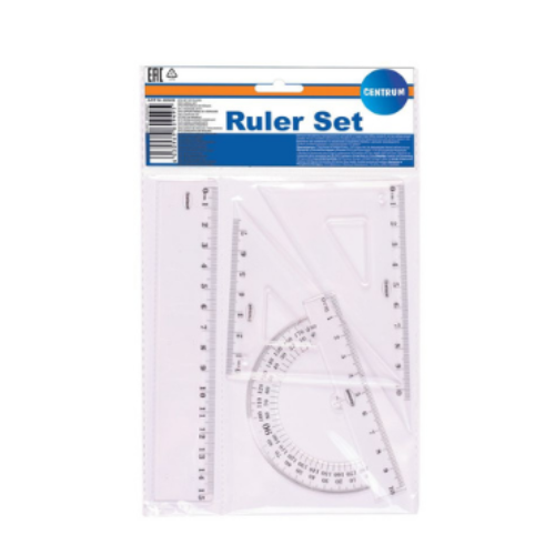 Set of 3 stationery ponto rulers