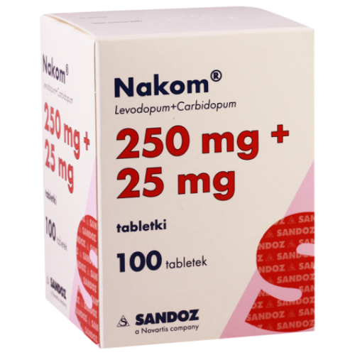 Nakom tab 250mg+25mg #100