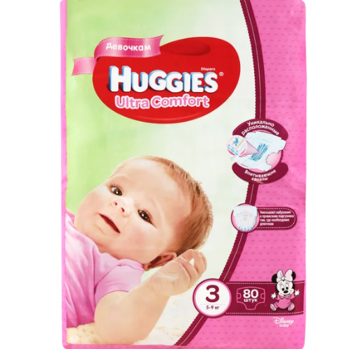 5029053543604 Haggis Ultra Comfort - Baby Diaper Mega Girl Z-3 /5-9kg/ 3604 #80